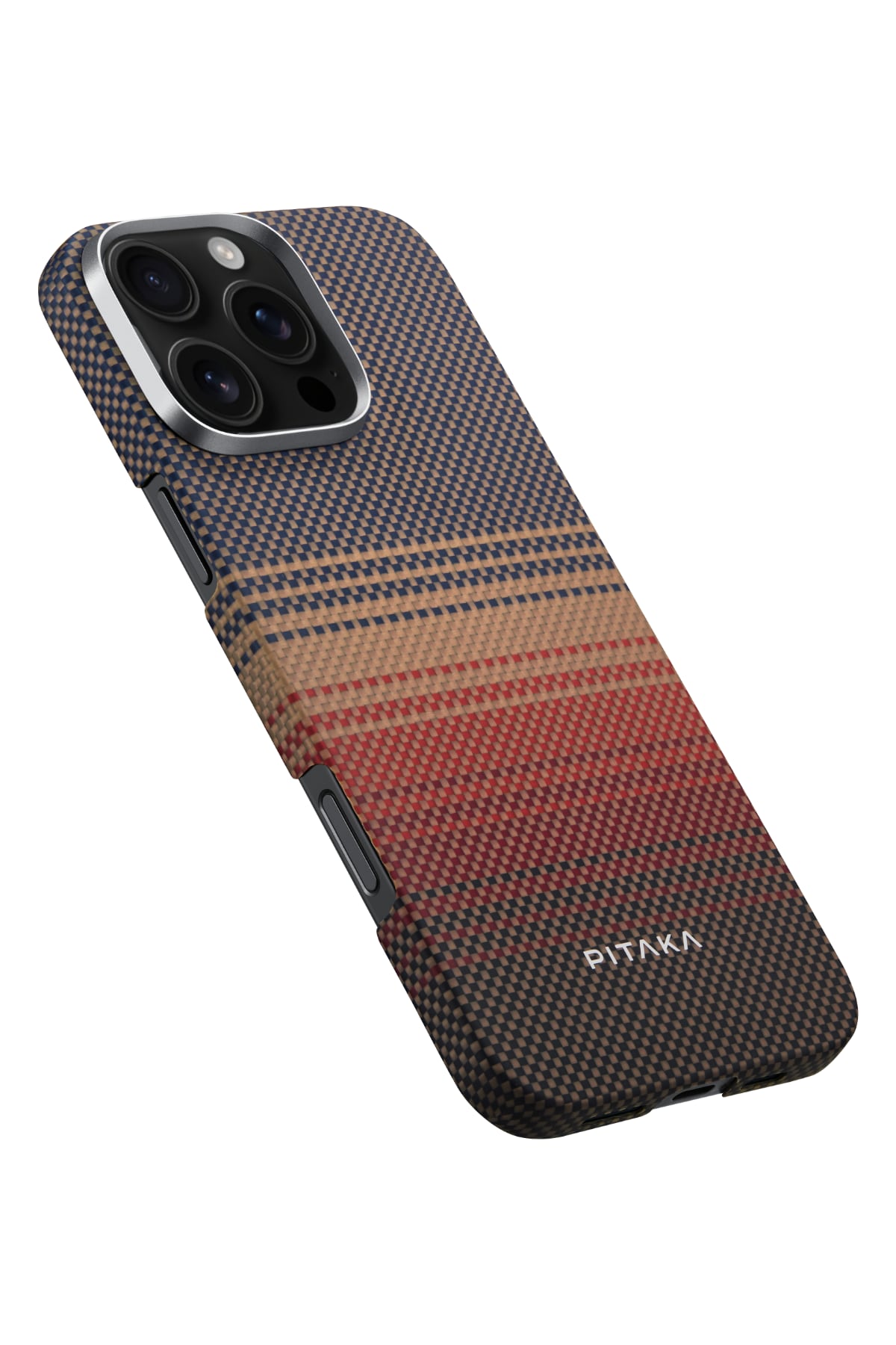 Pitaka Tactile Woven iPhone 16 Pro MagSafe Uyumlu Kılıf Sunset  Pitaka