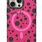 Youngkit Polka Dots iPhone 13 Pro Max Magsafe Uyumlu Kılıf Pembe  Youngkit