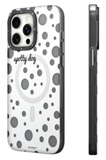 Youngkit Polka Dots iPhone 14 Pro Max Magsafe Uyumlu Kılıf Beyaz  Youngkit