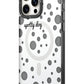 Youngkit Polka Dots iPhone 15 Pro Max Magsafe Uyumlu Kılıf Beyaz  Youngkit