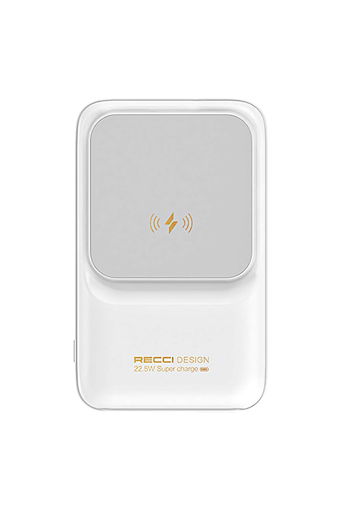 Recci Polaris Çift Kablolu Led Göstergeli 15W 1000mAh Powerbank Beyaz  Recci