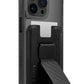 SkinArma iPhone 15 Pro Max Uyumlu Saıdo Kado Kartlıklı Standlı Kılıf Siyah  SkinArma