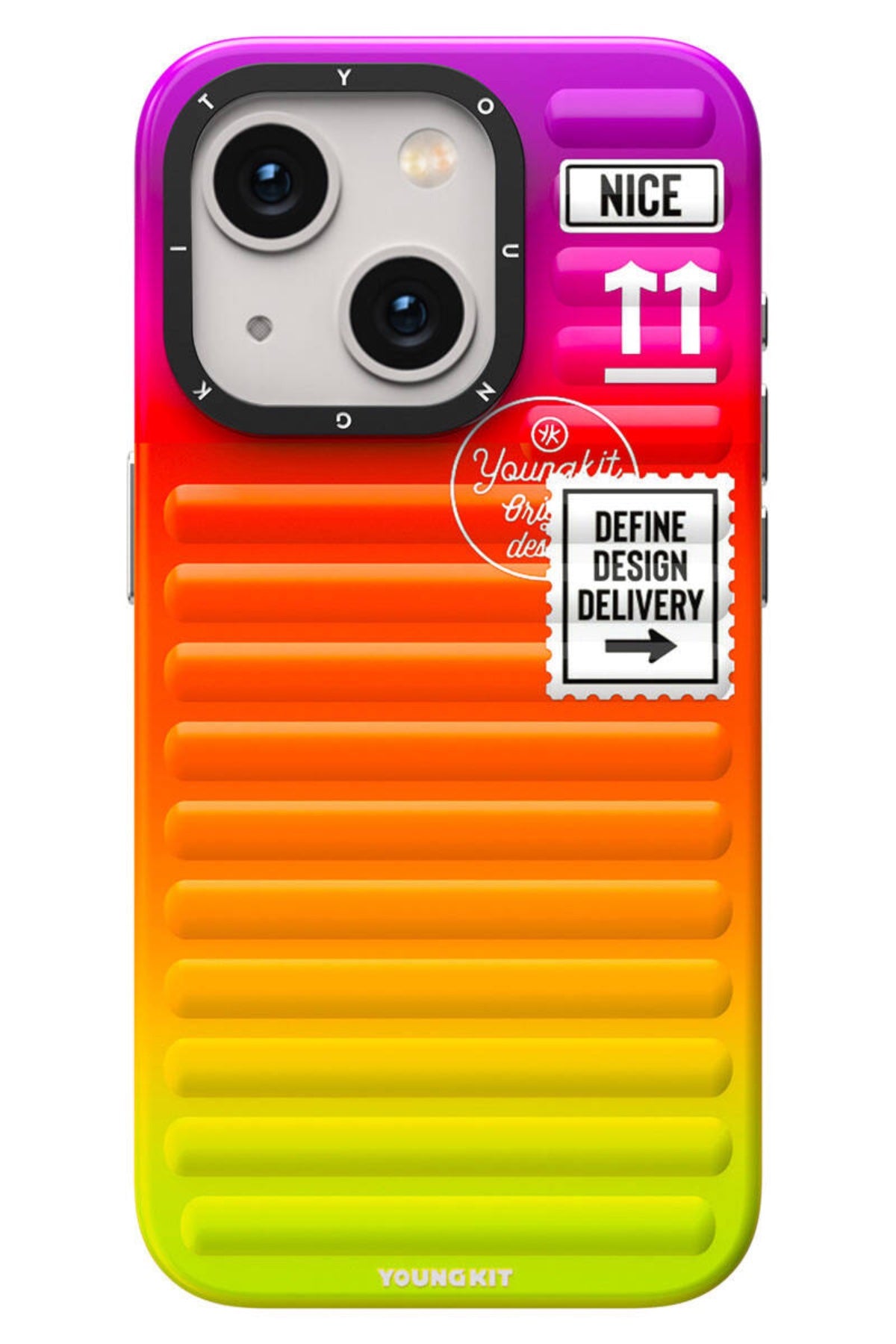 Youngkit Secret Color iPhone 15 Uyumlu Turuncu Kılıf  Youngkit