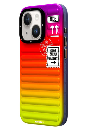 Youngkit Secret Color iPhone 15 Uyumlu Turuncu Kılıf  Youngkit