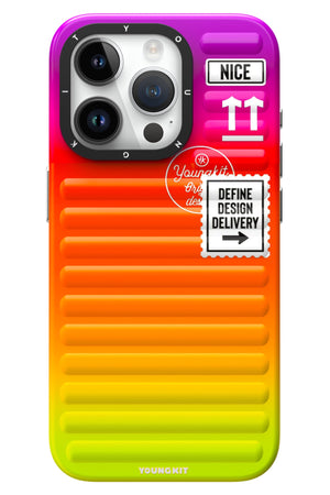 Youngkit Secret Color iPhone 15 Pro Uyumlu Turuncu Kılıf  Youngkit