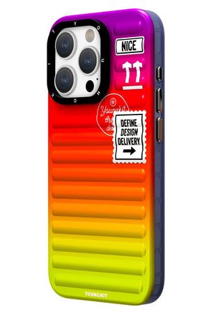 Youngkit Secret Color iPhone 15 Pro Uyumlu Turuncu Kılıf  Youngkit