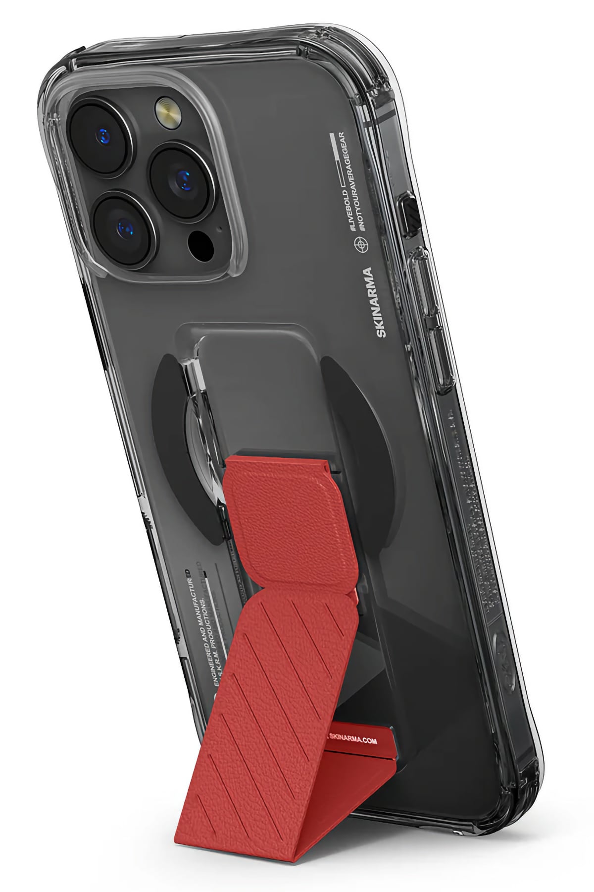 Skinarma Axon iPhone 16 Pro Magsafe Uyumlu Standlı Kılıf Siyah  SkinArma