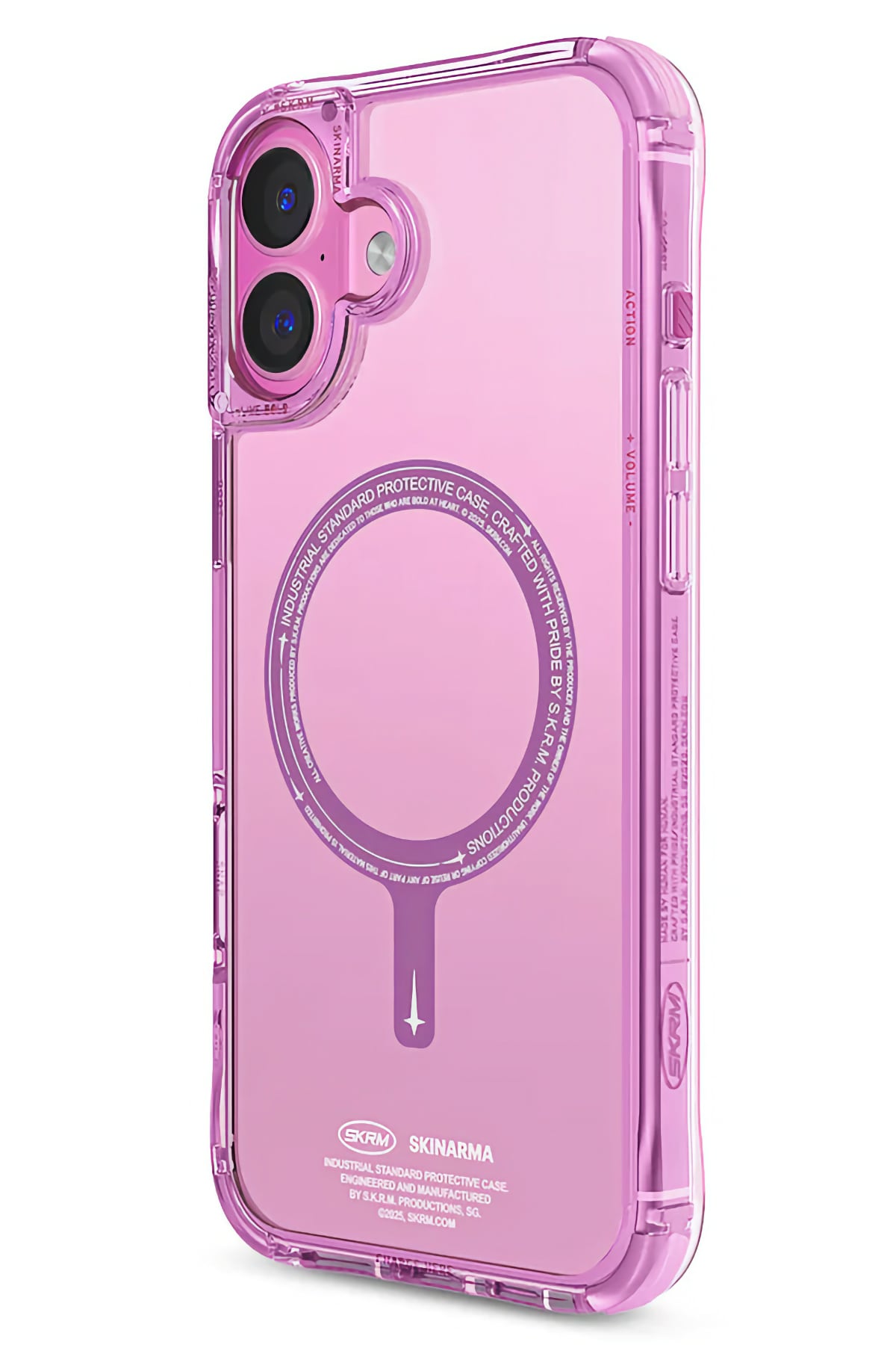 Skinarma Saido iPhone 16 Magsafe Uyumlu Kılıf Pembe  SkinArma