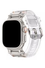 Apple Watch Uyumlu Defense Loop Silikon Kordon Starlight Clear  bikordon