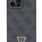 Guess iPhone 14 Pro Max Uyumlu 4G Desenli Strass Kılıf Siyah  Guess