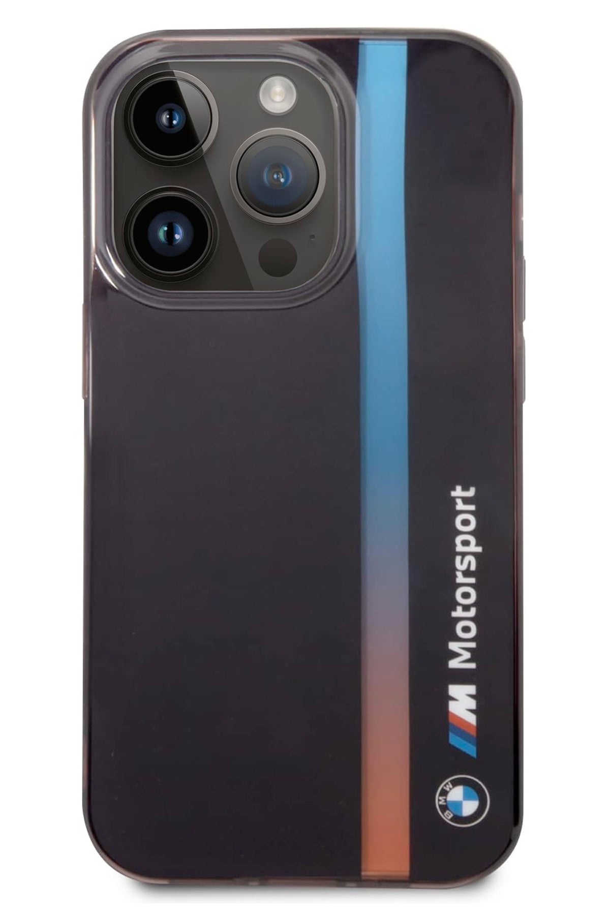 Apple iPhone 14 Pro uyumlu BMW M Motorsport Lisanslı Tricolor Kılıf  BMW