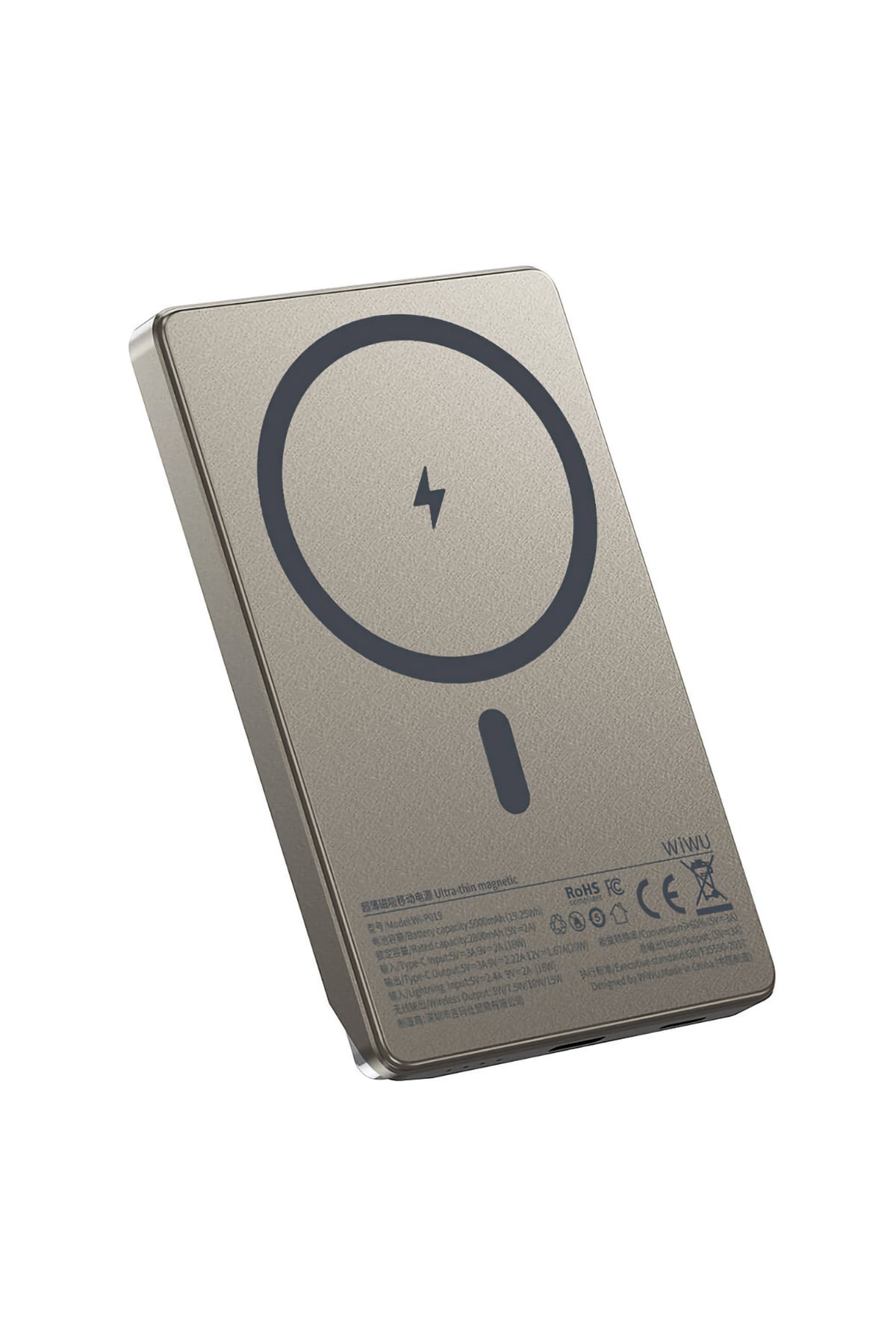 Wiwu P019 Explore Serisi İnce Magsafe Powerbank 15W 5000mAh  Wiwu