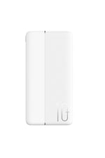 Wiwu Wi-P032 Dual USB-A ve Type-C PD LED Göstergeli Powerbank 10000mAh Beyaz  Wiwu