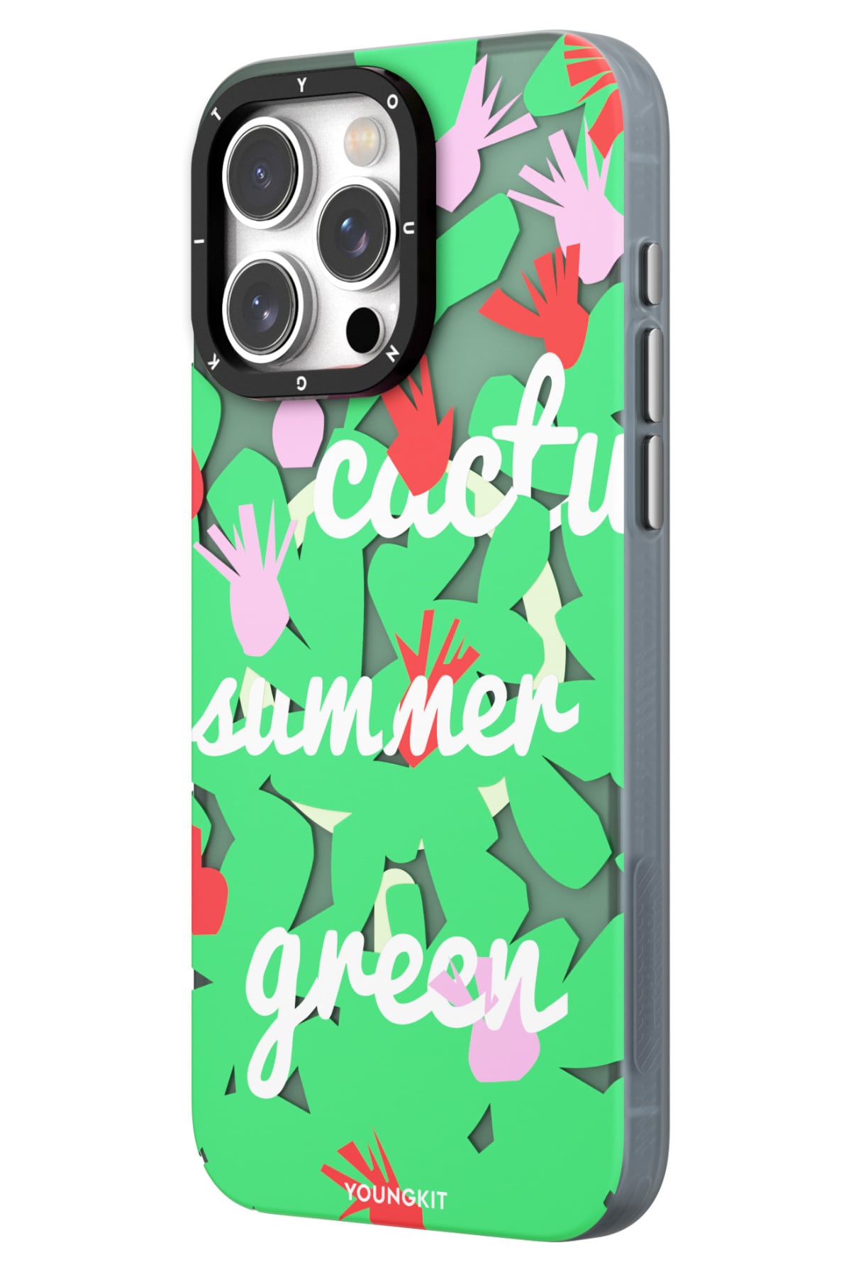 Youngkit Fruity Flavour iPhone 15 Pro Max Uyumlu Kılıf Yeşil  Youngkit