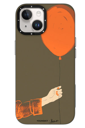 Youngkit Orange Flying Balloon iPhone 13 / 14 Magsafe Kılıf  Youngkit