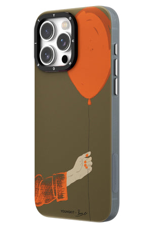 Youngkit Orange Flying Balloon iPhone 15 Pro Magsafe Kılıf  Youngkit