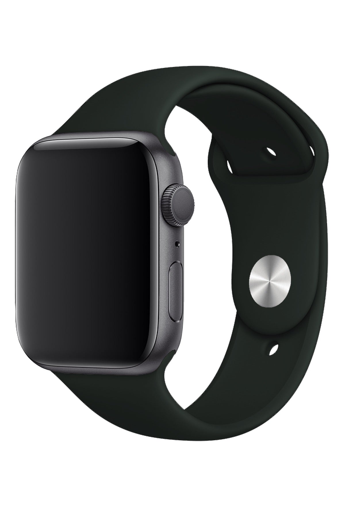 Apple Watch Uyumlu Silikon Spor Kordon Gece Yeşil  bikordon