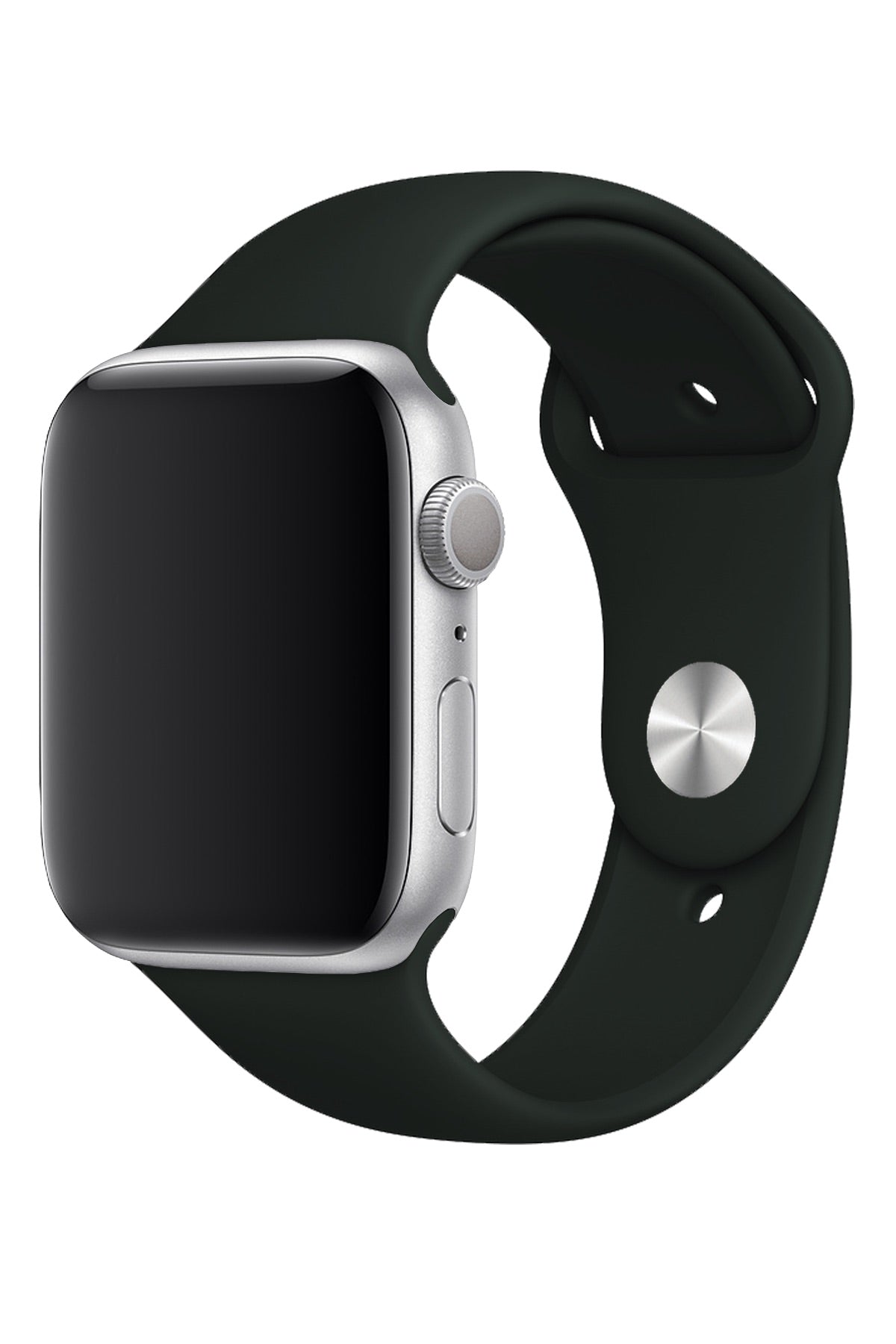 Apple Watch Uyumlu Silikon Spor Kordon Gece Yeşil  bikordon