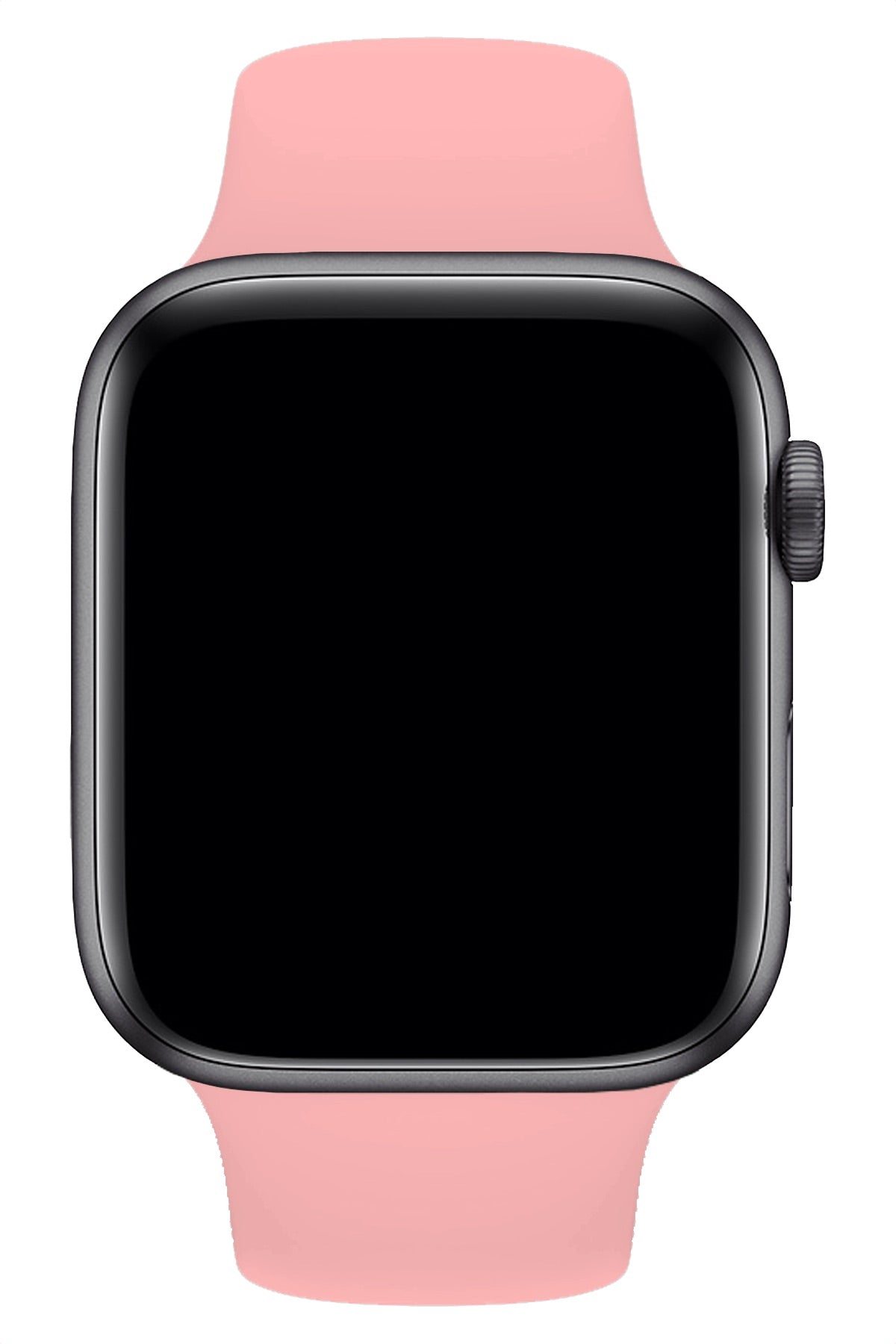 Apple watch black deals face pink band