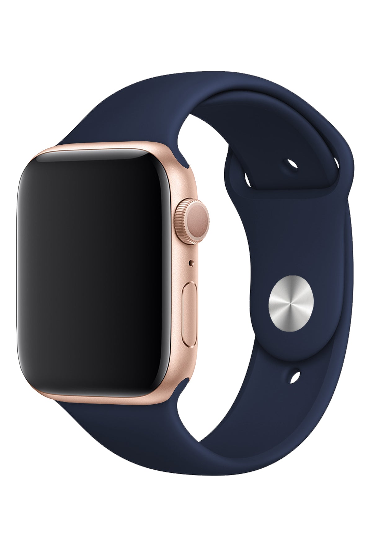 Apple Watch Compatible Silicone Sport Band Navy Blue