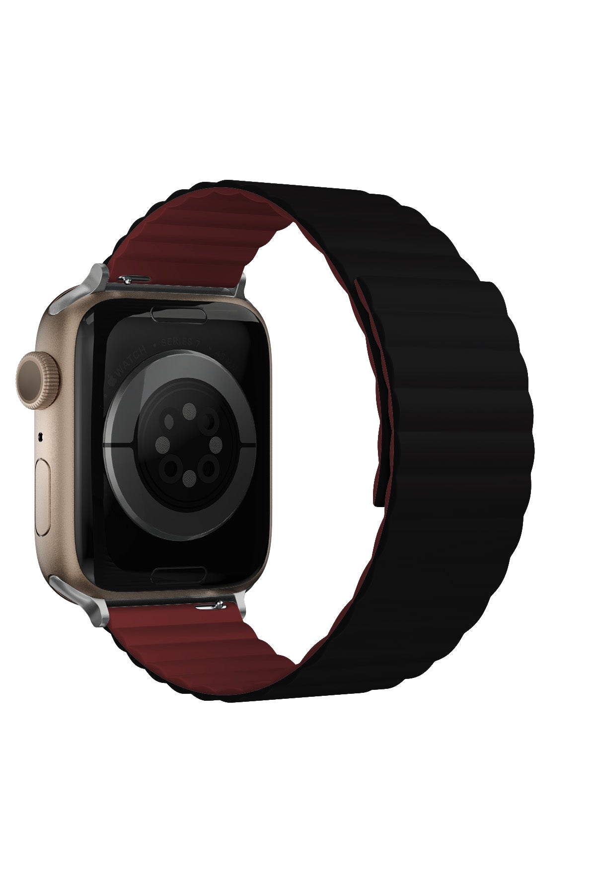 Apple Watch Uyumlu Baklalı Louis Loop Kordon Cool Black  bikordon