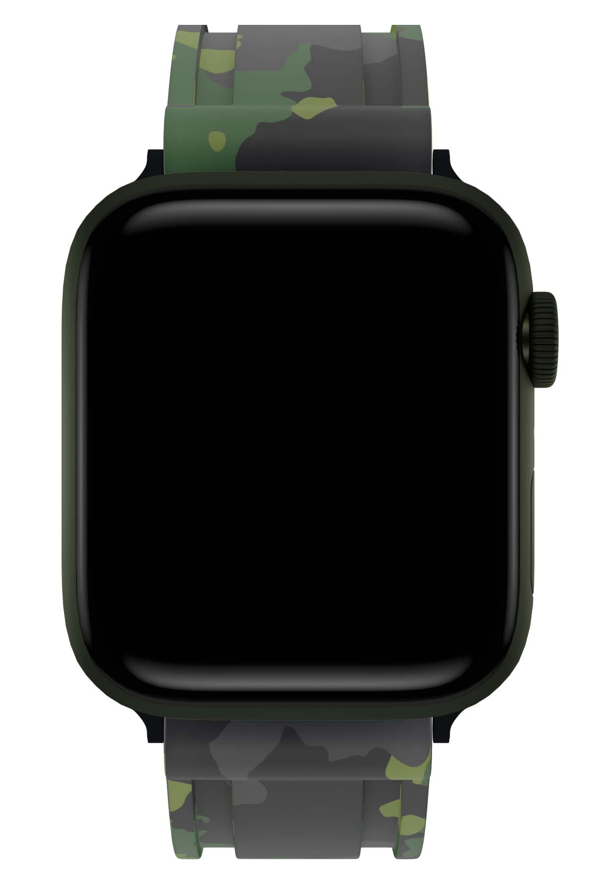 Camo silicone apple online watch band