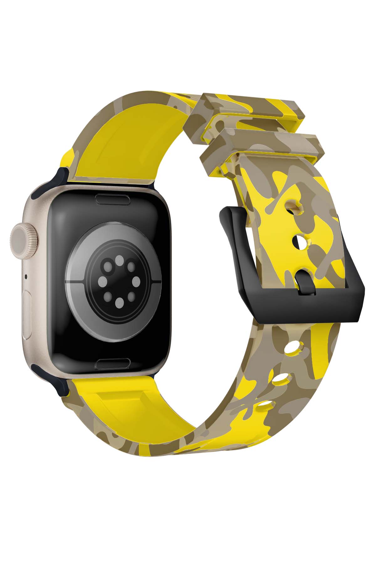 Apple Watch Uyumlu Camouflage Loop Silikon Kordon Sunflower  bikordon