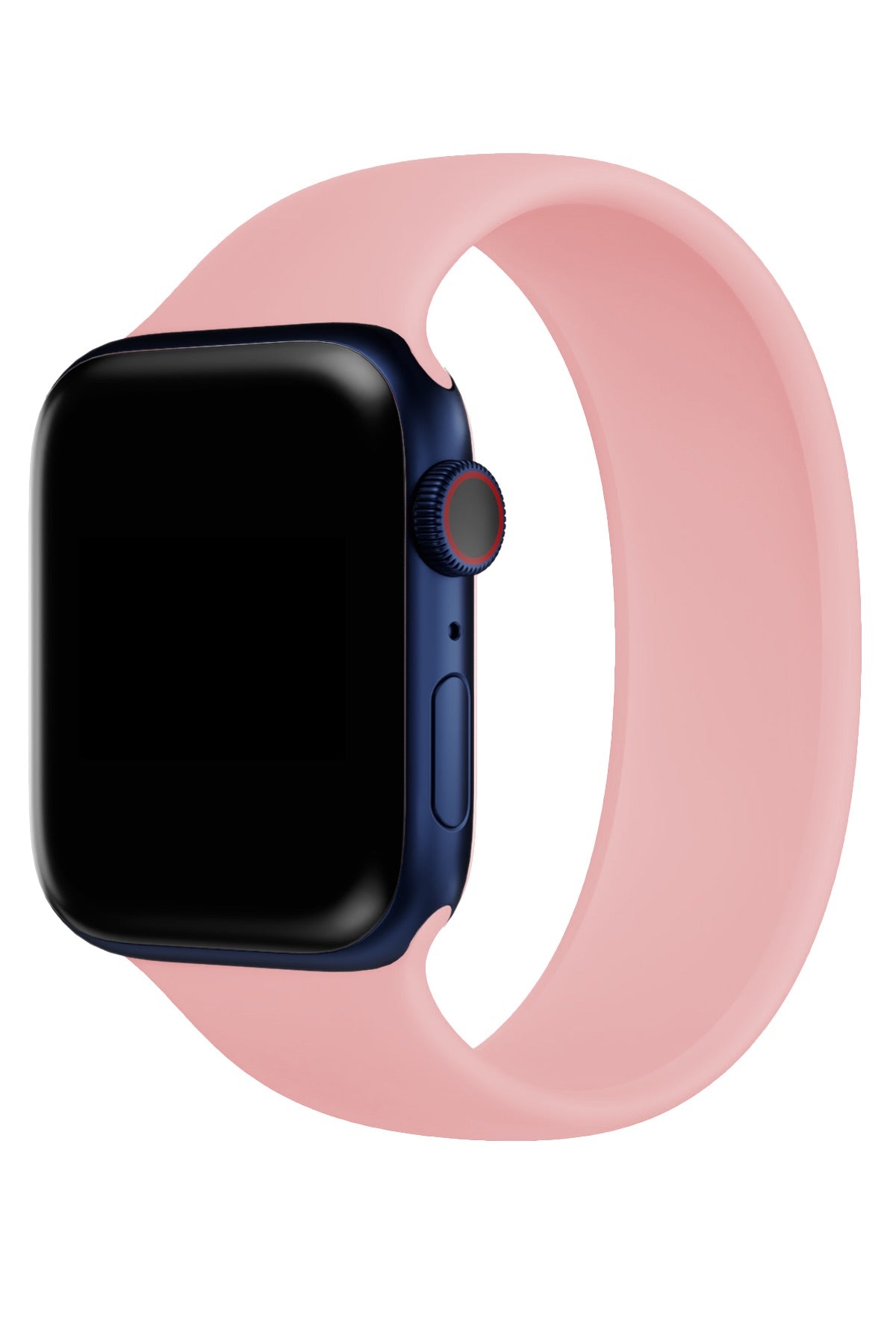 Apple watch black sale face pink band