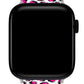 Apple Watch Uyumlu UV Baskılı Silikon Kordon Pinky  bikordon