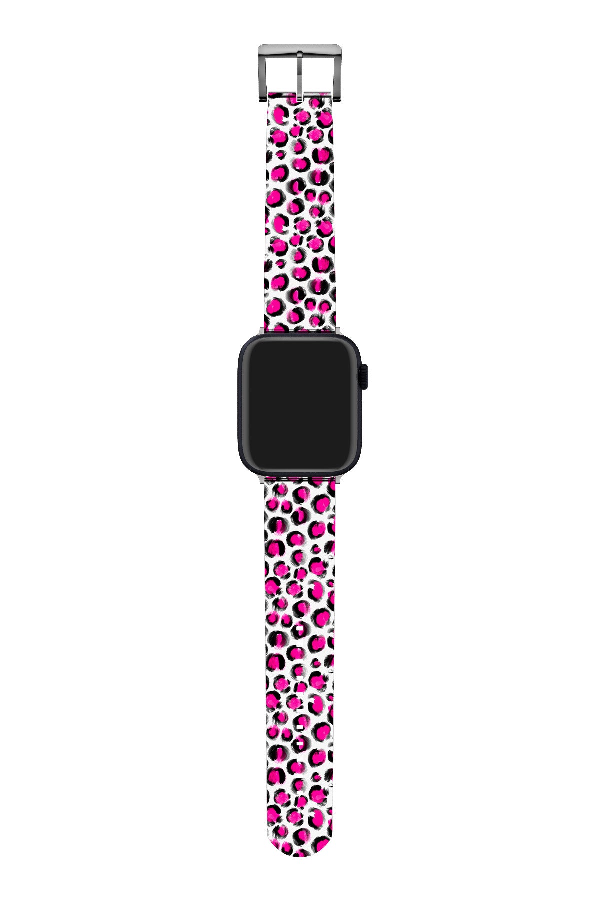 Apple Watch Uyumlu UV Baskılı Silikon Kordon Pinky  bikordon