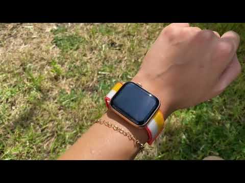 Apple Watch Naylon Örme Spor Loop Kordon Laguna