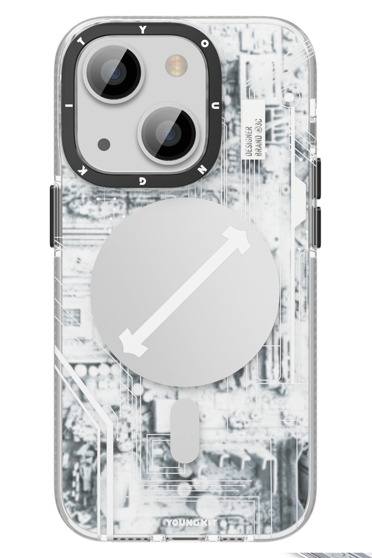 Youngkit Technology iPhone 14 Magsafe Uyumlu Beyaz Kılıf  Youngkit